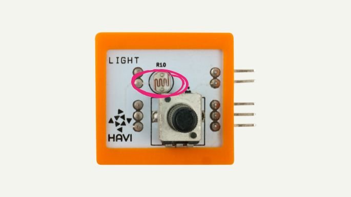 light sensor with ldr mark